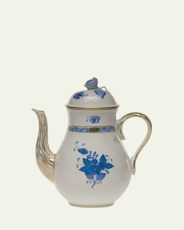 Chinese Bouquet Blue Coffee Pot